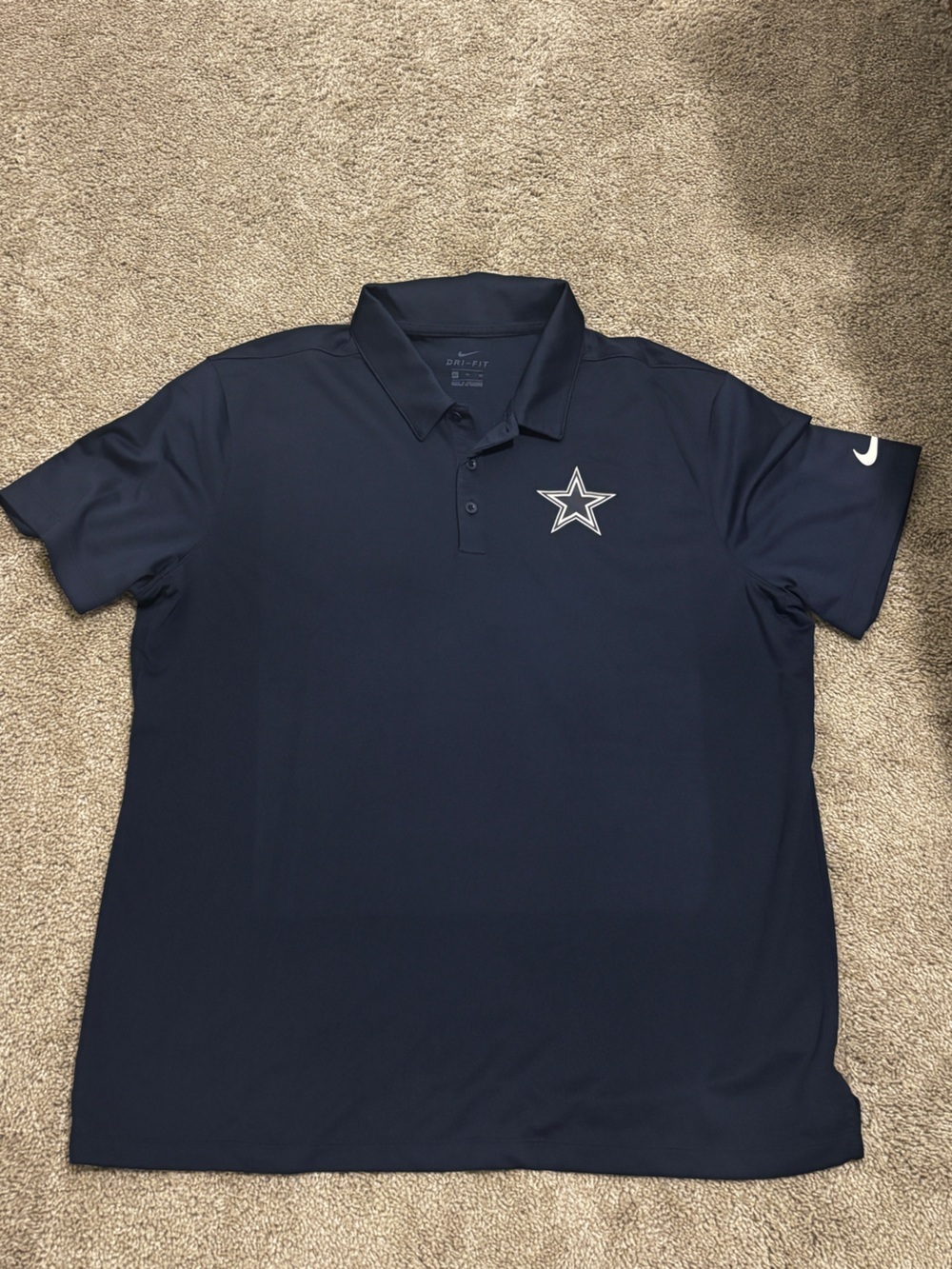 Nike Men’s Navy Dallas Cowboys Star Logo Polo